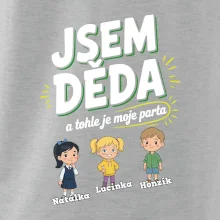 Děda a jeho parta (obrázky a jména vnuků)