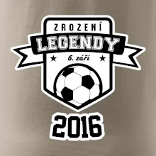 Zrození fotbalové legendy - tvůj den a rok narození