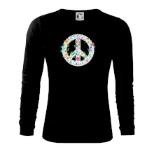 Peace and love symbol