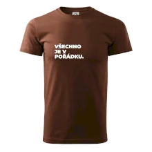 VŠECHNO JE V POŘÁDKU.