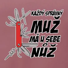 Každý správný muž, má u sebe nůž