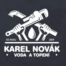 Instalatér - Překřížené klíče vlastní nápis