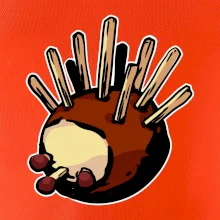 Kaštanový ježeček - prso