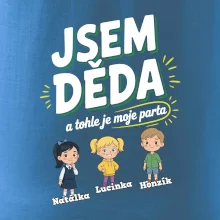 Děda a jeho parta (obrázky a jména vnuků)