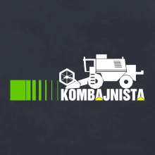 Kombajnista zelená a žlutá