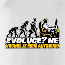 Evoluce vrchol je řidič autobusu