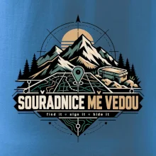 Souřadnice mě vedou horská mapa