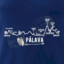 Profil kopců - Kolem Pálavy Profil kopců - Kolem Pálavy