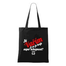 Já vařím - tvoje superschopnost? šikmý nápis