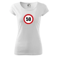Dopravní značka - omezení rychlosti 50