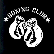 Boxing club nápis Boxing club nápis