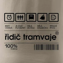 Čárový kód Řidič tramvaje