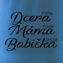 Dcera, máma, babička - vaše ročníky