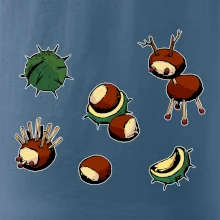 Kaštanová zvířátka - obdelník