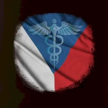 Hrdinové zdravotnictví - Česká vlajka (Pecka design)