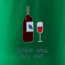 Šetřím vodu piju víno (studio-arte.cz)