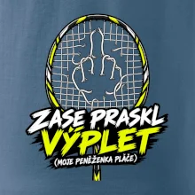 Badminton prasklý výplet