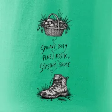 Špinavý boty plnej košík šťastný srdce