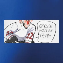 Czech hockey team animovaná postava