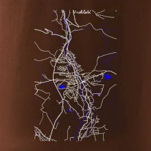 Vrchlabí - Mapa s vodními toky