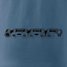 Cyklistický řetěz nákres