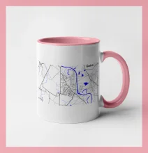 Neratovice - Mapa s vodními toky