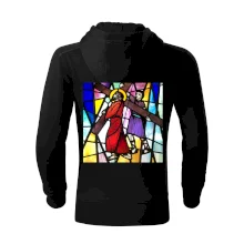 Vitráž - Ježíš a kříž