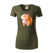 Morče - kreslené, bílo oranžové