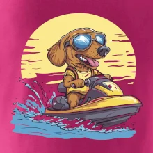 Jezevčík na vodním skútru