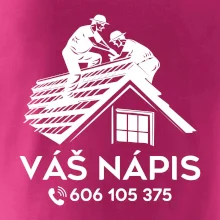 Tričko pro pokrývače - Dva dělníci