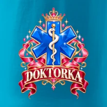 Doktorka - stuhy a kříž