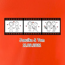 Svatební den - váš nápis (Hana-creative)