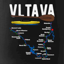 Mapa řeky Vltavy