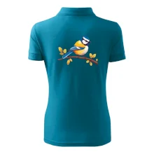 Sýkorka modřinka kreslená