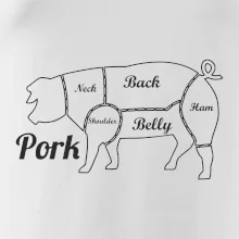 Prase nákres rozřezání