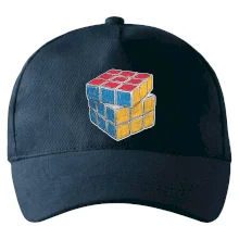 Rubikova kostka kreslená