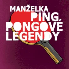 Manželka ping pongové legendy