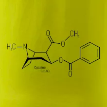 Molekulární struktura Cocaine Kokain