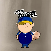 Jsem ďábel doručovatel modro žlutý