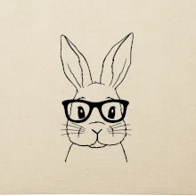 Králík s brýlemi