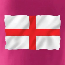 Anglická vlajka vlající