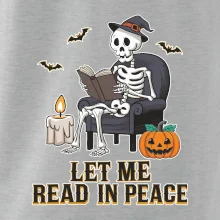 Let me read in peace
