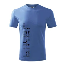 Biker nápis na výšku řetěz