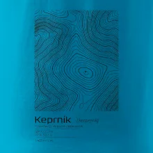 Keprník - vrstevnice v obdélníku