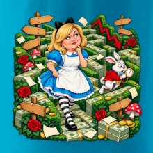 Alenka v říši dluhů finanční bludiště