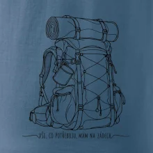Vše co potřebuju mám na zádech