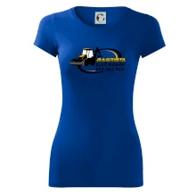 Bagrista v kruhu - vlastní nápis