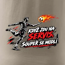 Nohejbalový pekelný servis