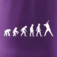 Evoluce baseball pálkař nápřah