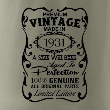 Vintage Etiketa - 1931